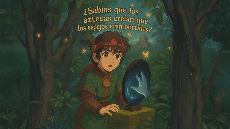 ¿Sabías que los aztecas creían que los espejos eran portales?